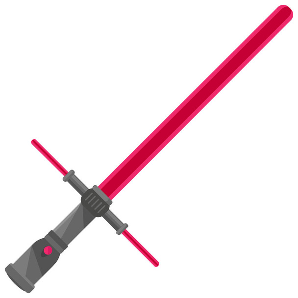 jedi lightsaber games icon in Flat style - Vector, Image