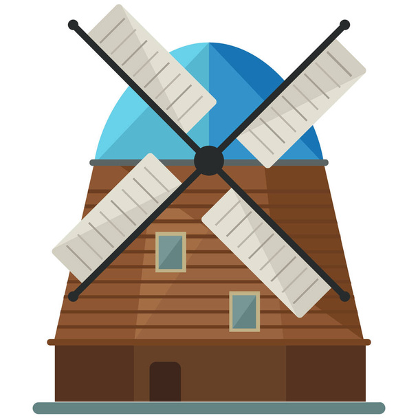 dutch energy holland icon in Flat style - Vector, Image