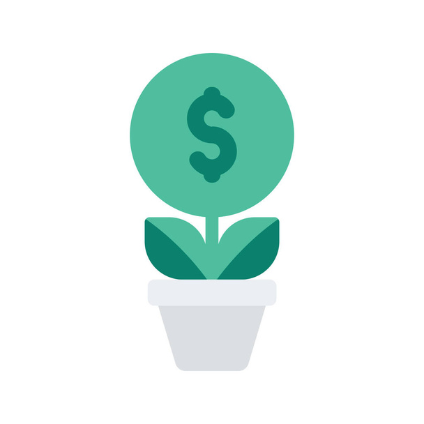 crowdfunding icono financiero - Vector, Imagen