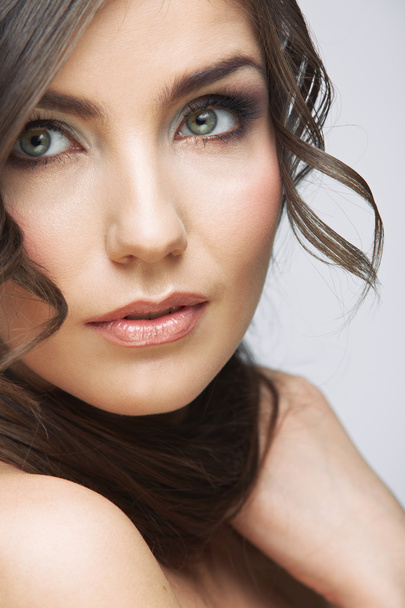 Beauty close up portrait. Woman face. - Photo, image