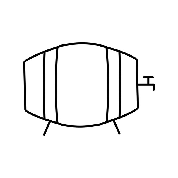 Icono de Vector de barril que puede modificar o editar fácilmente - Vector, imagen