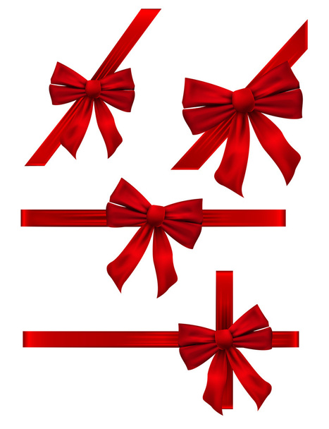 Several bow decoration - Vector, Image
