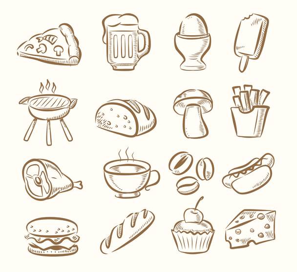 Kitchen icon set - ベクター画像