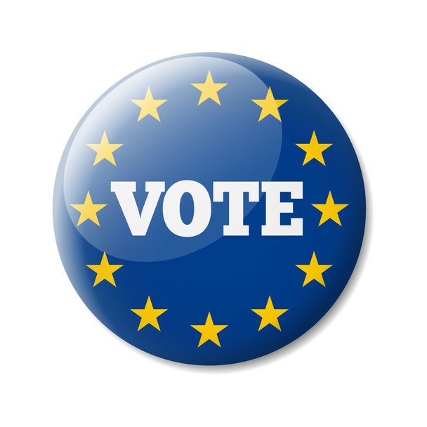 Бейдж голосувати Європи
 - Вектор, зображення