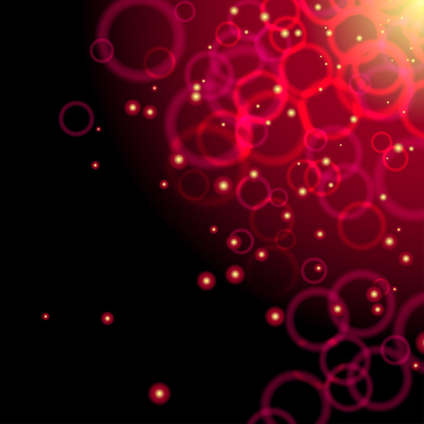 Anneaux et étincelles rouges
 - Vecteur, image