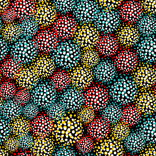 Seamless pattern with  furry balls. - Vektor, kép