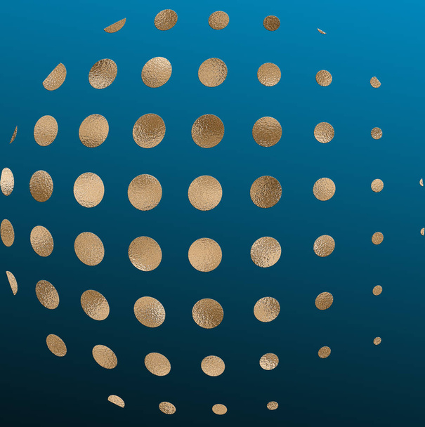Абстрактный пунктирный глобус - Фото, изображение