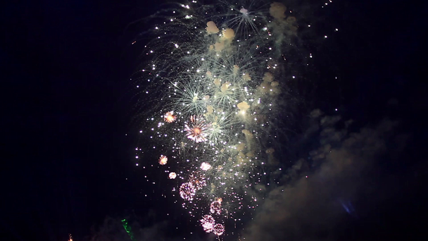Wunderkerzen-Feuerwerk - Filmmaterial, Video