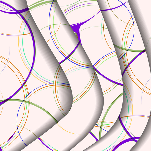 abstracte swirl illustratie - Vector, afbeelding