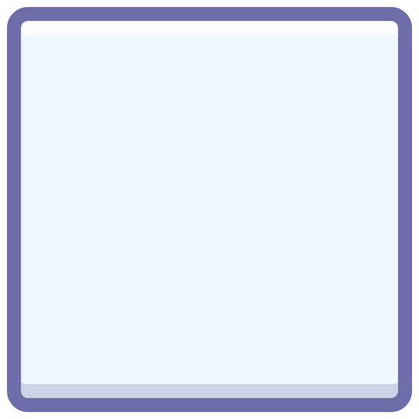 vista a pantalla completa Icono de esquema rellenado en estilo de esquema rellenado - Vector, Imagen