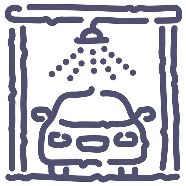 иконка автосервиса в категории Транспортные средства и виды транспорта - Вектор,изображение