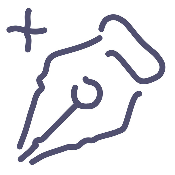 add anchor classic icon in Outline style - Vektor, obrázek