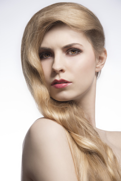 elegant girl with perfect hair-style  - Fotografie, Obrázek