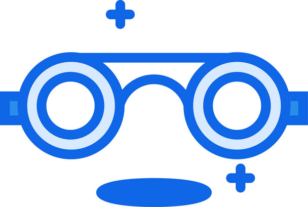 Gözlük. Web simgesi basit illüstrasyon - Vektör, Görsel