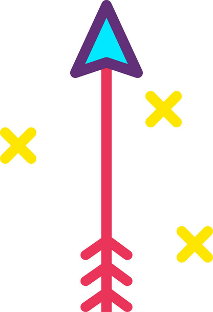 flèche arc icône web, illustration vectorielle simple - Vecteur, image