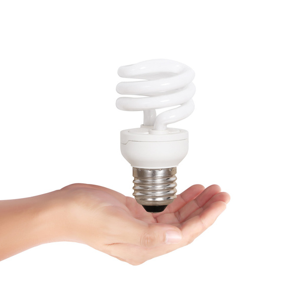  light bulb in the hand  - Foto, Imagem