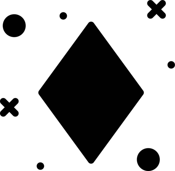diamant icoon, vector illustratie - Vector, afbeelding