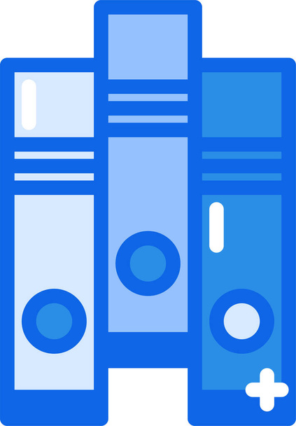 biblioteca. icono web ilustración simple - Vector, imagen
