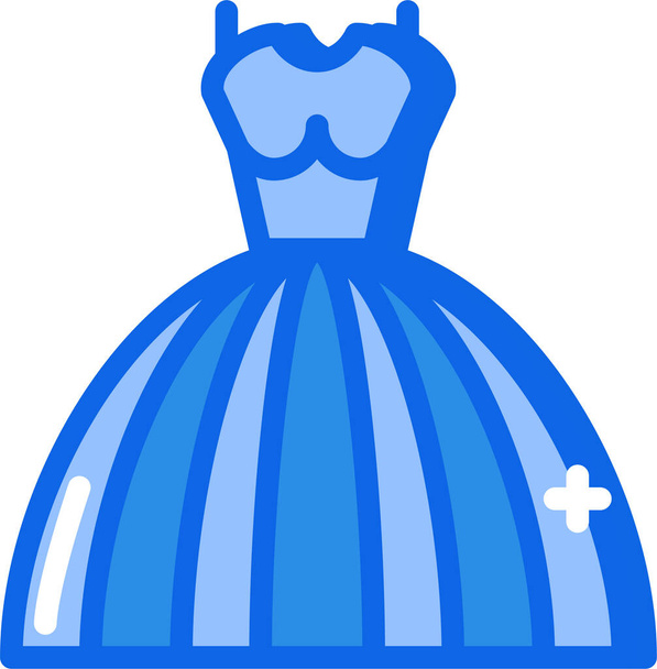 dress. web icon simple illustration - Vector, Image