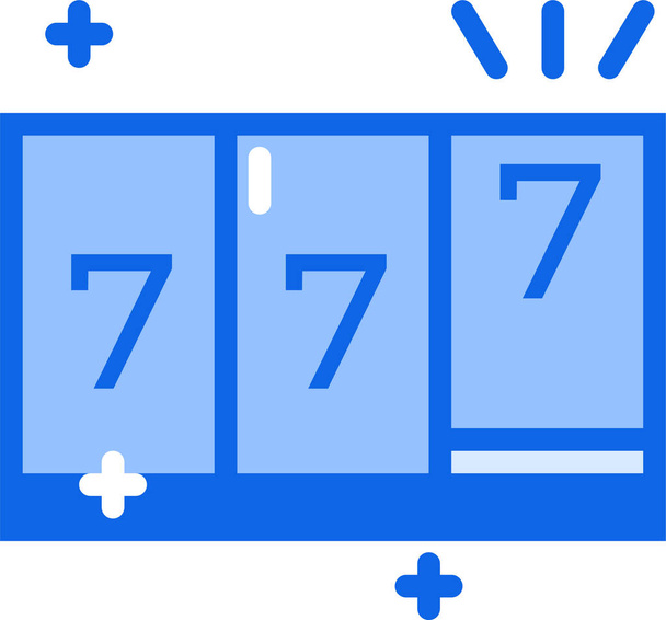 ikona vektoru tabulky výsledků. styl je dvoubarevný plochý symbol, modré a bílé barvy, zaoblené úhly, zelené pozadí - Vektor, obrázek