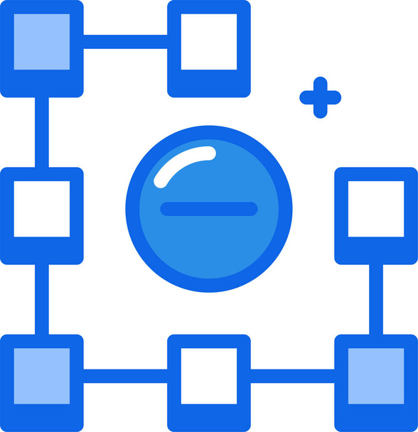Netzwerk. Web-Symbol einfache Illustration - Vektor, Bild