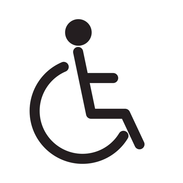 wstęp, medyczny, ruch, parking, wózek inwalidzki, dostępne, ikona niepełnosprawności z medycznego i zdrowotnego - Wektor, obraz