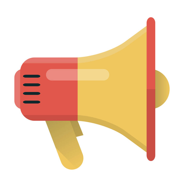 marketing viral marketing loudspeaker icon in Flat style - Vektor, kép
