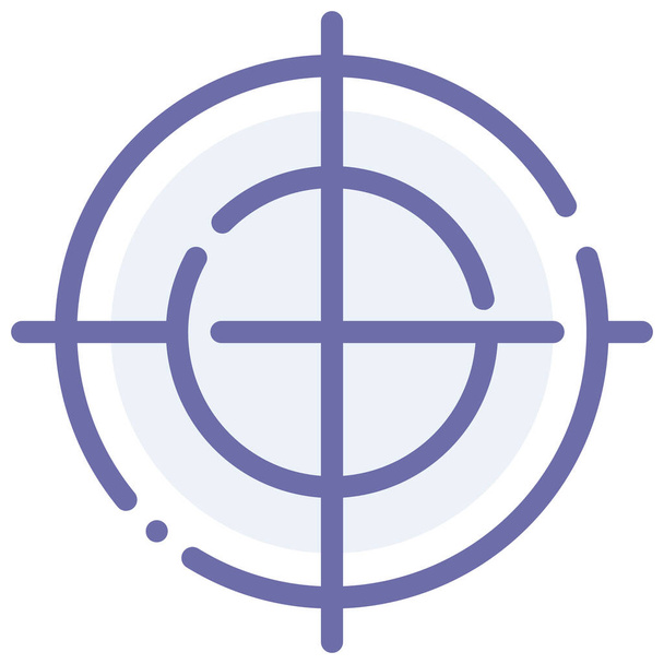 aim goal mark icon in Filled outline style - Vector, Image