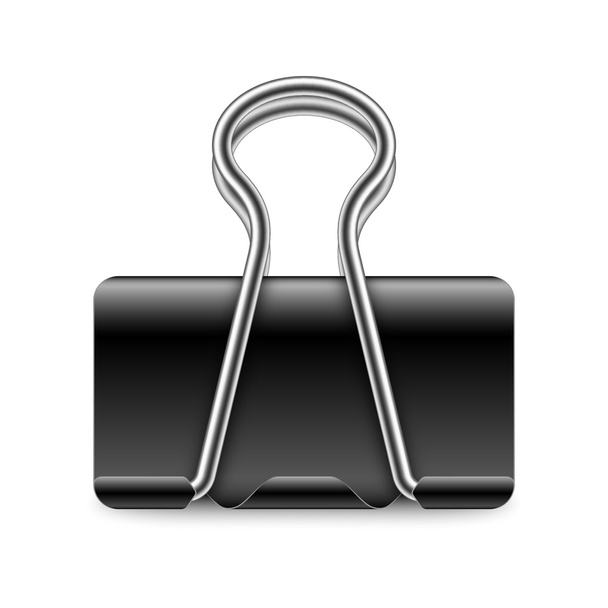 Binder clip icon - Vetor, Imagem