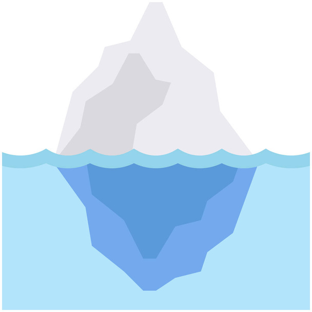 cold ice iceberg icon in Winter category - Vektor, kép
