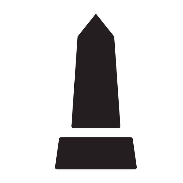 landmark obelisk Solid icon in Solid style - Vector, Image