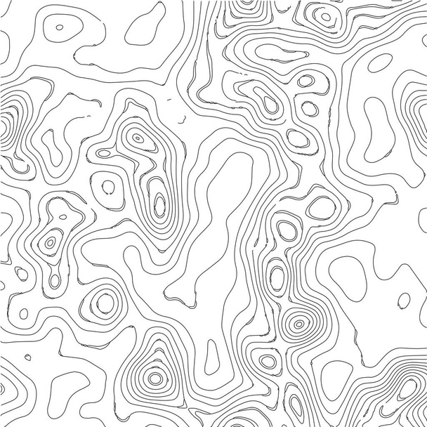 .Fondo del mapa topográfico. Ilustración abstracta de vectores. Mapa de cuadrícula - Vector, imagen