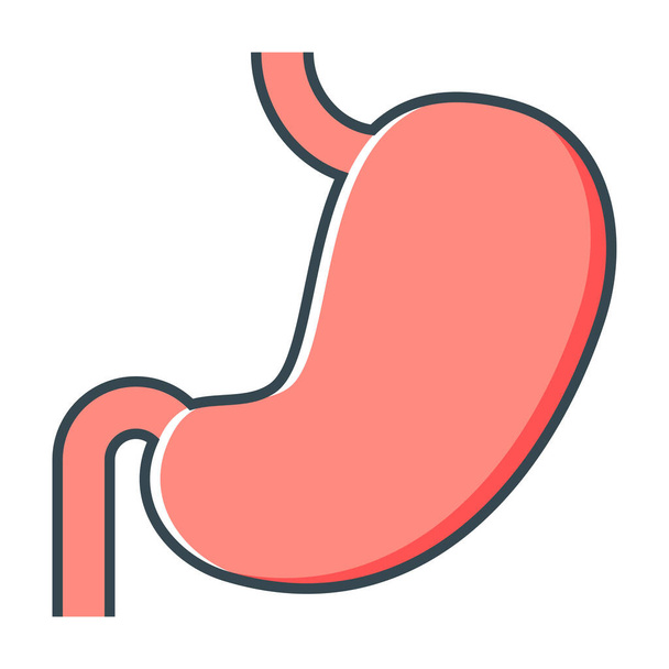 anatomy organ stomach icon in Hospitals & healthcare category - Vetor, Imagem