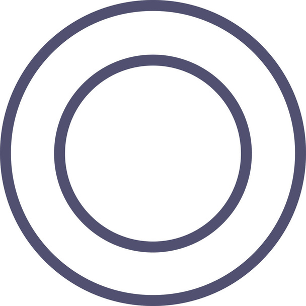 anel de gaxeta shim ícone em estilo esboço - Vetor, Imagem