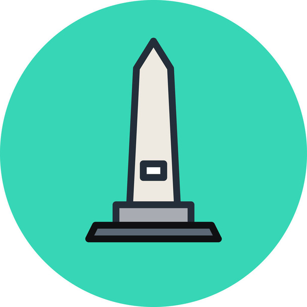 heroes memorial memory icon in Filled outline style - Vector, Image