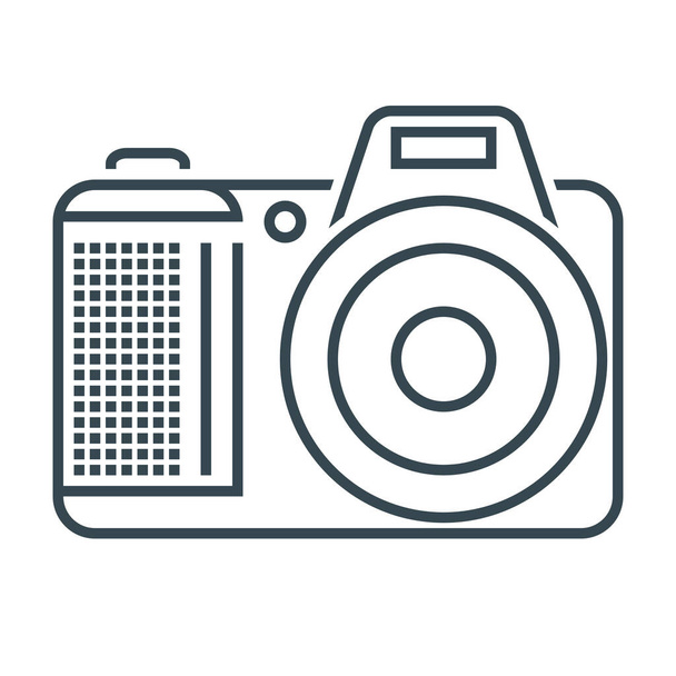 gallery photo cam icon in Outline style - Διάνυσμα, εικόνα