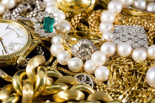 gouden sieraden - Foto, afbeelding