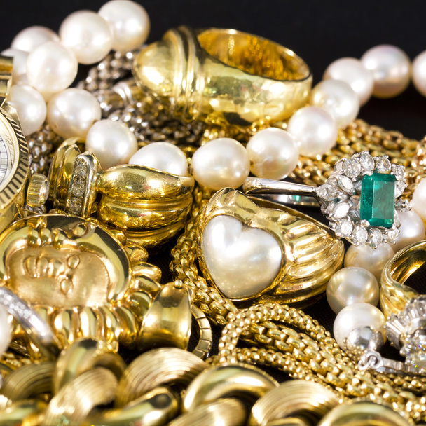 zlaté šperky - Fotografie, Obrázek