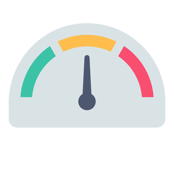 dashboard speed Flat icon in Flat style - Vektor, Bild