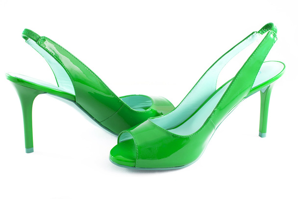 grüne Schuhe - Foto, Bild