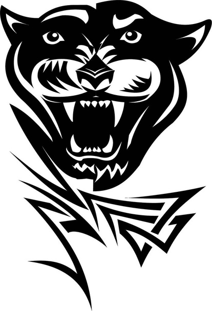 Black panther Tattoo. Black panther Tattoo. Black panther  - Vector, Image