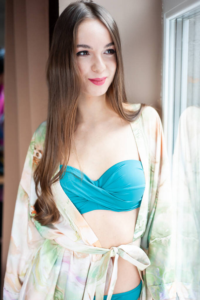 beautiful young woman in lingerie - Foto, Imagen