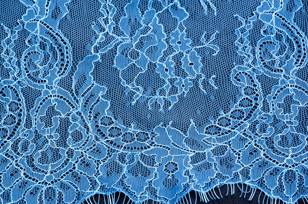 lace fabric texture, close up shot - Photo, Image