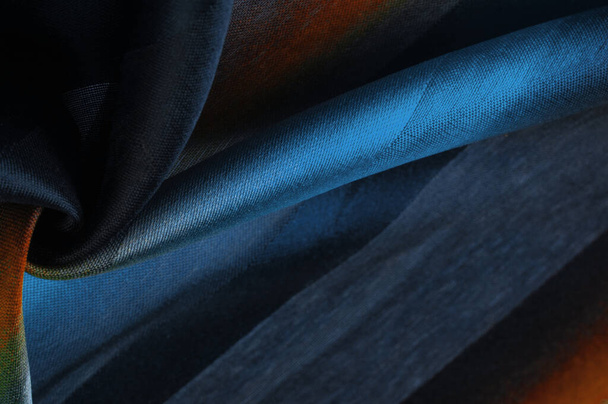 close up shot of fabric texture, abstract wallpaper - Фото, зображення