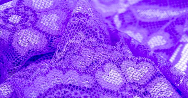 textura de tecido de renda, close-up tiro - Foto, Imagem