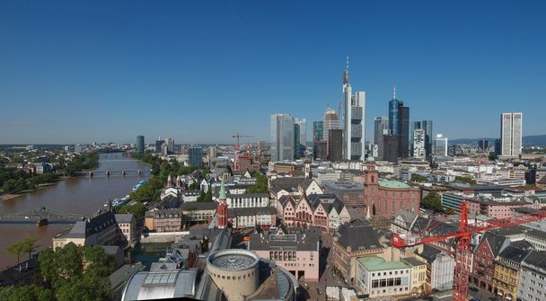 Frankfurt am main panorama - Foto, afbeelding