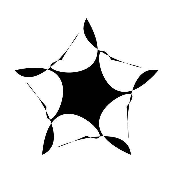 Unique abstract artistic radial and geometric mandala, vector illustration - Vettoriali, immagini