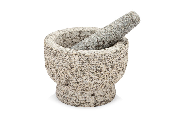 Mortar and pestle isolated - Photo, Image