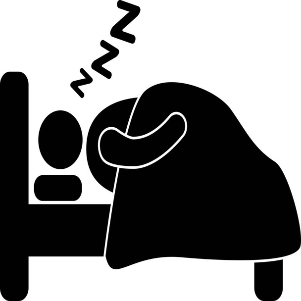 bed fat grunting sound icon in Solid style - Vecteur, image