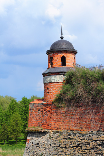 Torreta del castillo en Dubno
 - Foto, imagen